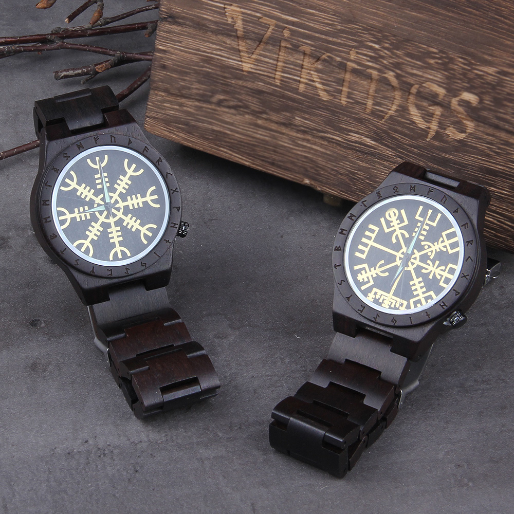 Jewelry Watches For Women - Handgemachte Holz Uhren Mann Frauen Runic