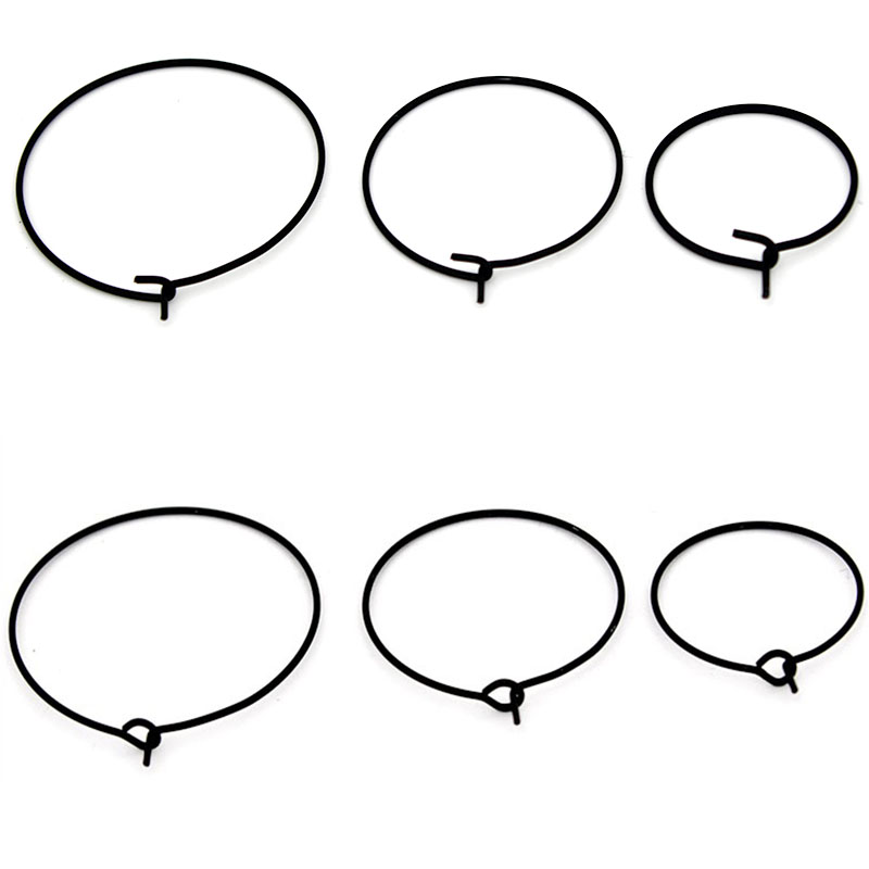 Hoop Earrings - 20 Stück 20mm 25mm 30mm Edelstahl