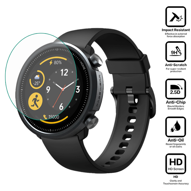 A1 Watches & Jewelry New York Photos - Fest Ausgeglichenes Glas Smartwatch Schutz Film