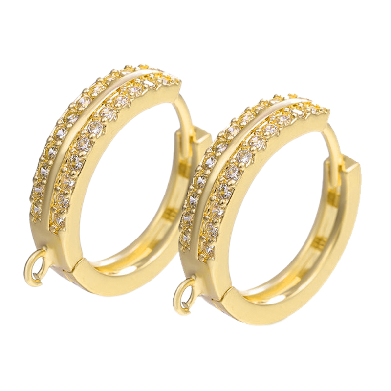 Hoop Earrings - Juya 2 4 Teile/los DIY 18K