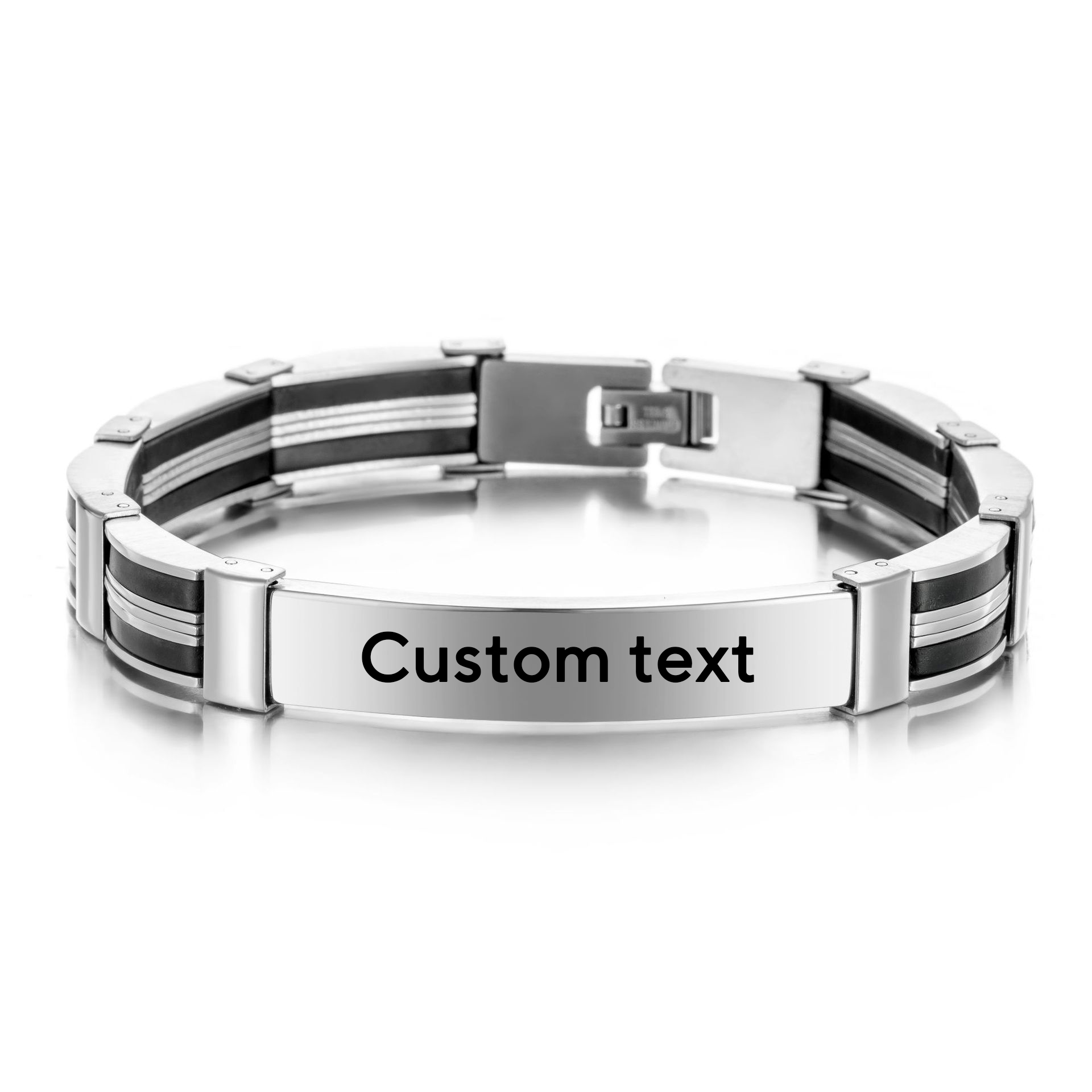 Jewelry Watches For Women - Punk-Armband mit individuellem Text und Namen