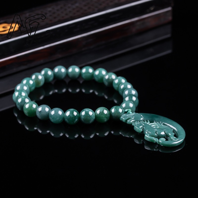 Natürliches Jadeit Blauwasser- – Jewelry & Watches Review Bewertung und Preis