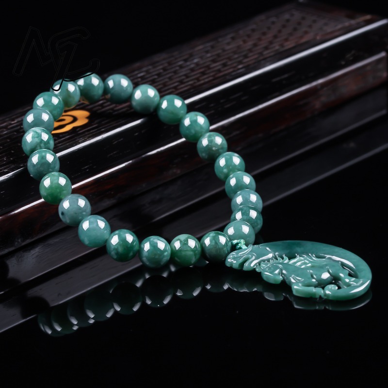 Natürliches Jadeit Blauwasser- – Jewelry & Watches Review Bewertung und Preis
