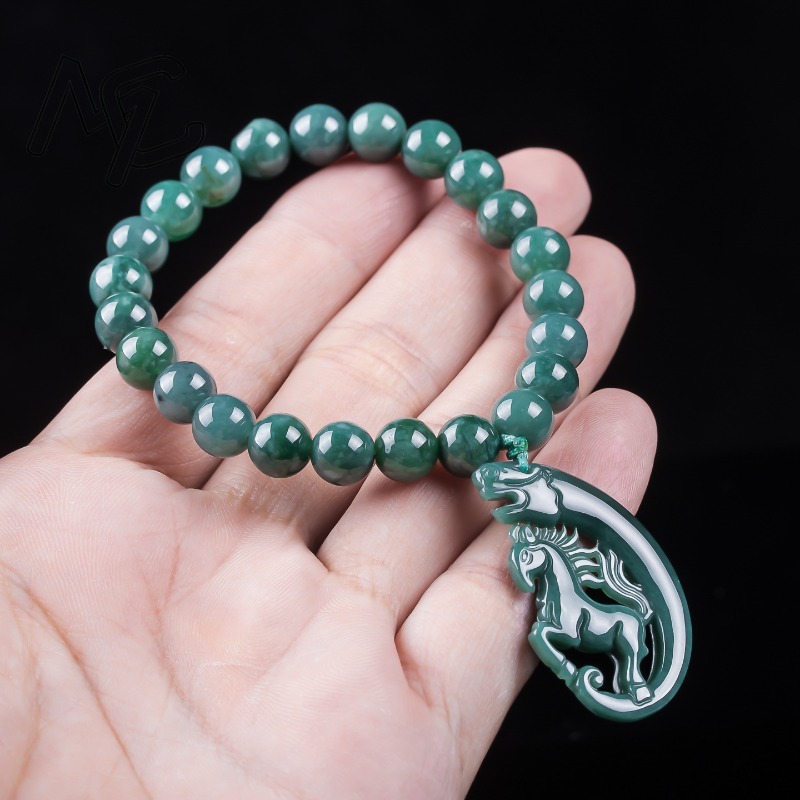 Natürliches Jadeit Blauwasser- – Jewelry & Watches Review Bewertung und Preis