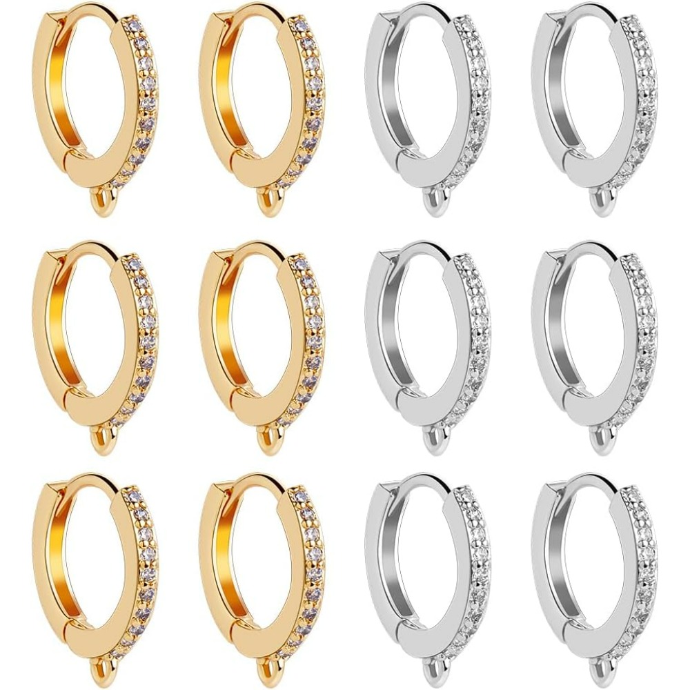 1 Box mit 12 runden Hebelhaken – Hoop Earrings Bewertung und Preis