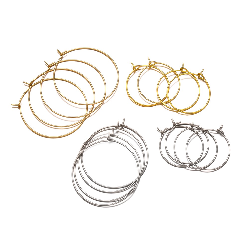 50 Stück 316 Edelstahl 15 20 3 – Hoop Earrings Bewertung und Preis