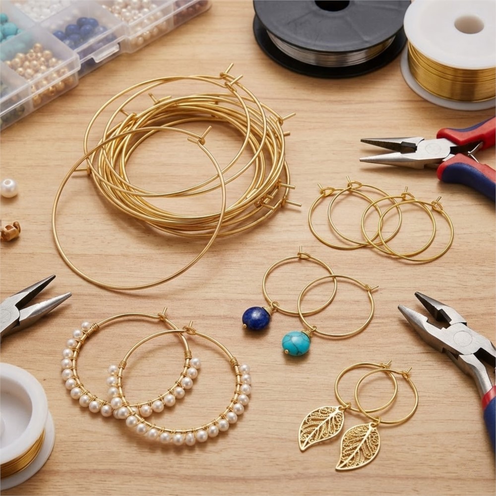 50 Stück 316 Edelstahl 15 20 3 – Hoop Earrings Bewertung und Preis