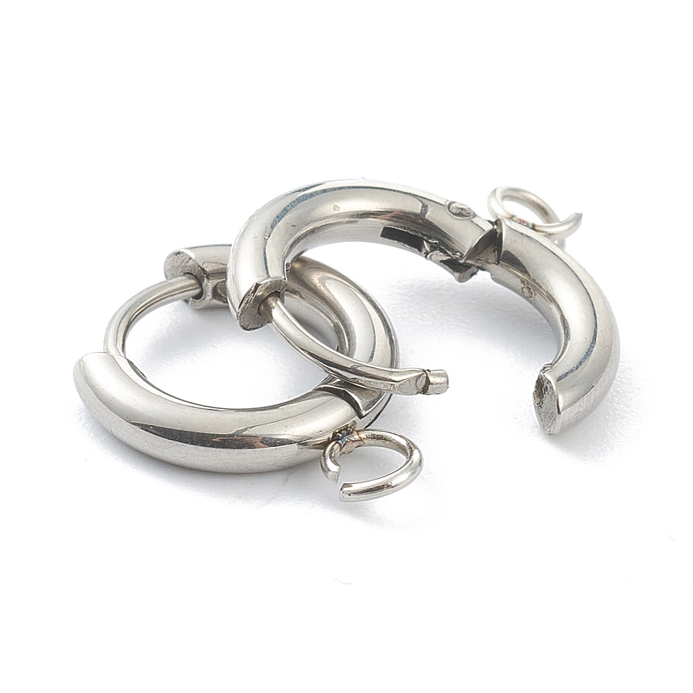 10 Stück 201 Edelstahl Huggie- – Hoop Earrings Bewertung und Preis