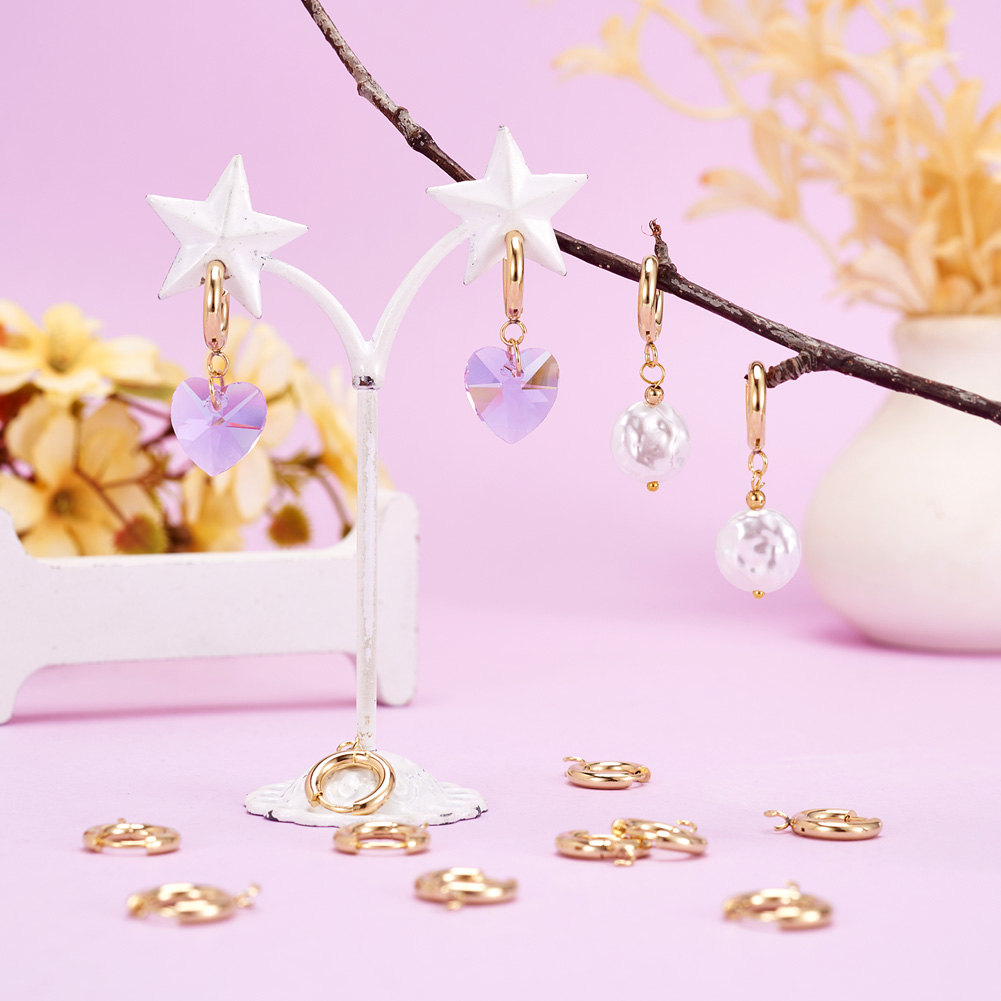 10 Stück 201 Edelstahl Huggie- – Hoop Earrings Bewertung und Preis