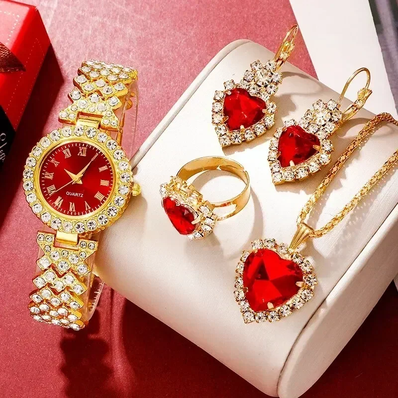 Goldene Luxus-Uhr Damen Ring H – Jewelry Watches Luxury Bewertung und Preis