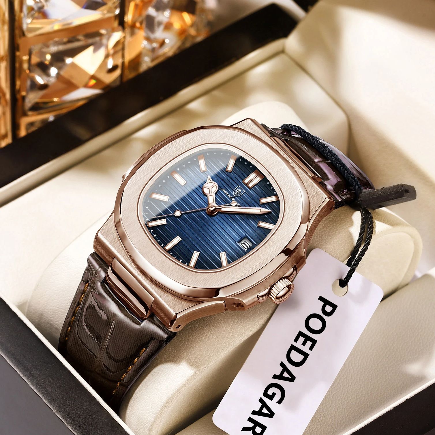 POEDAGAR Business Mann Uhr Dat – Rg Watches & Jewelry Gmbh Bewertung und Preis