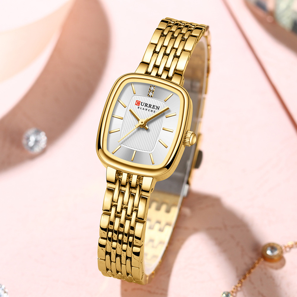CURREN Neue Mode Edelstahl Dat – Jewelry Watches For Women Bewertung und Preis