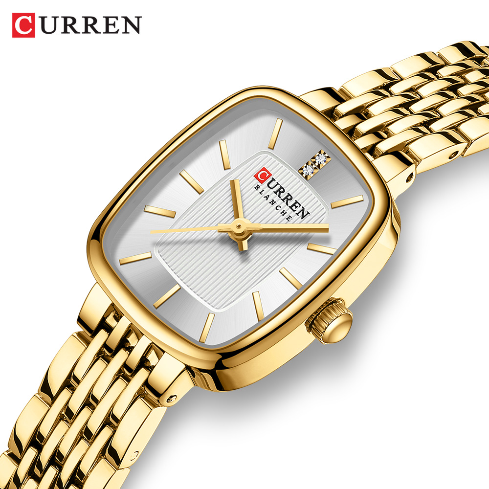 CURREN Neue Mode Edelstahl Dat – Jewelry Watches For Women Bewertung und Preis