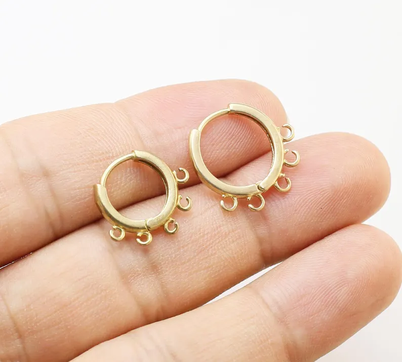 10 Stück Messing-Ohrreifen, Le – Hoop Earrings Bewertung und Preis