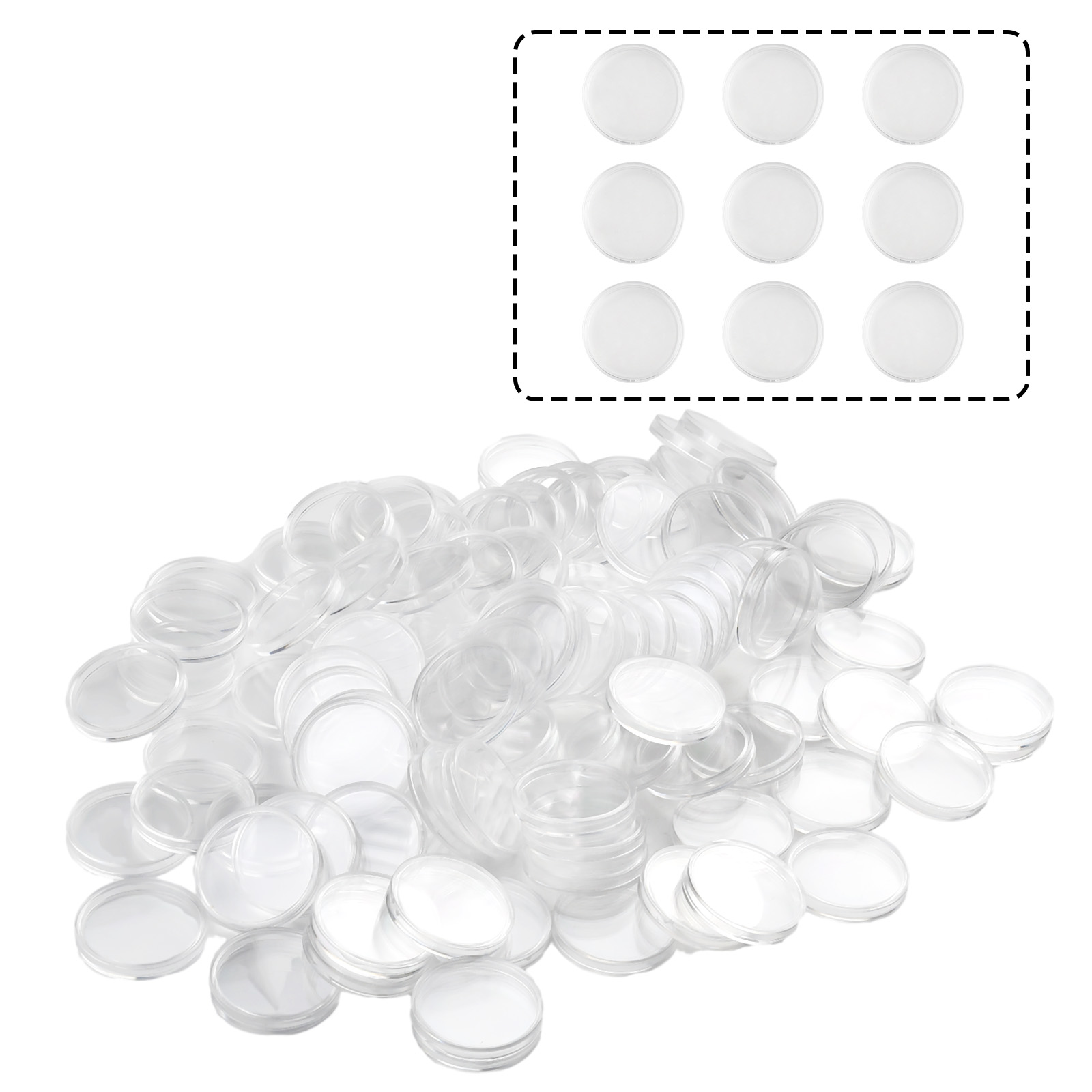 100 Stück transparente runde M – Collectors Coins Jewelry & Watches Of Smithtown Reviews Bewertung und Preis