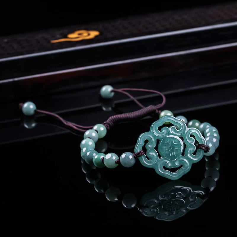 Natürliches Jadeit-Armband der – Jewelry & Watches Review Bewertung und Preis