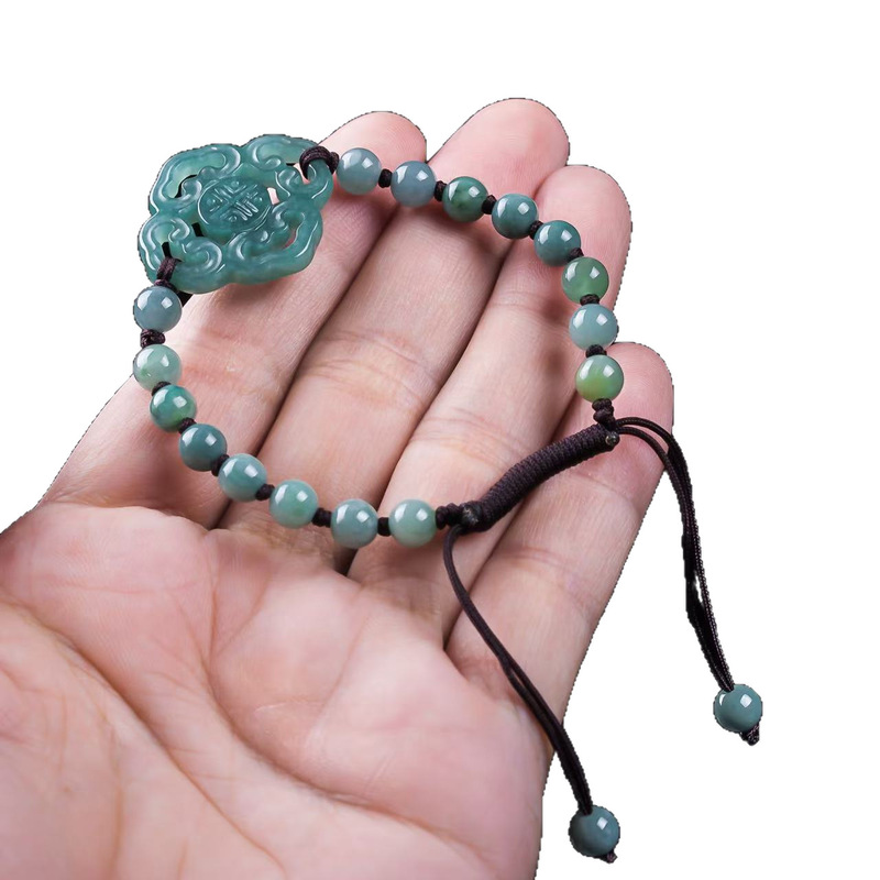 Natürliches Jadeit-Armband der – Jewelry & Watches Review Bewertung und Preis