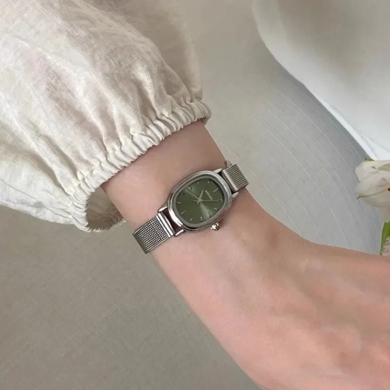 Kleine Oval Zifferblatt Grüne  – Jewelry Watches For Women Bewertung und Preis