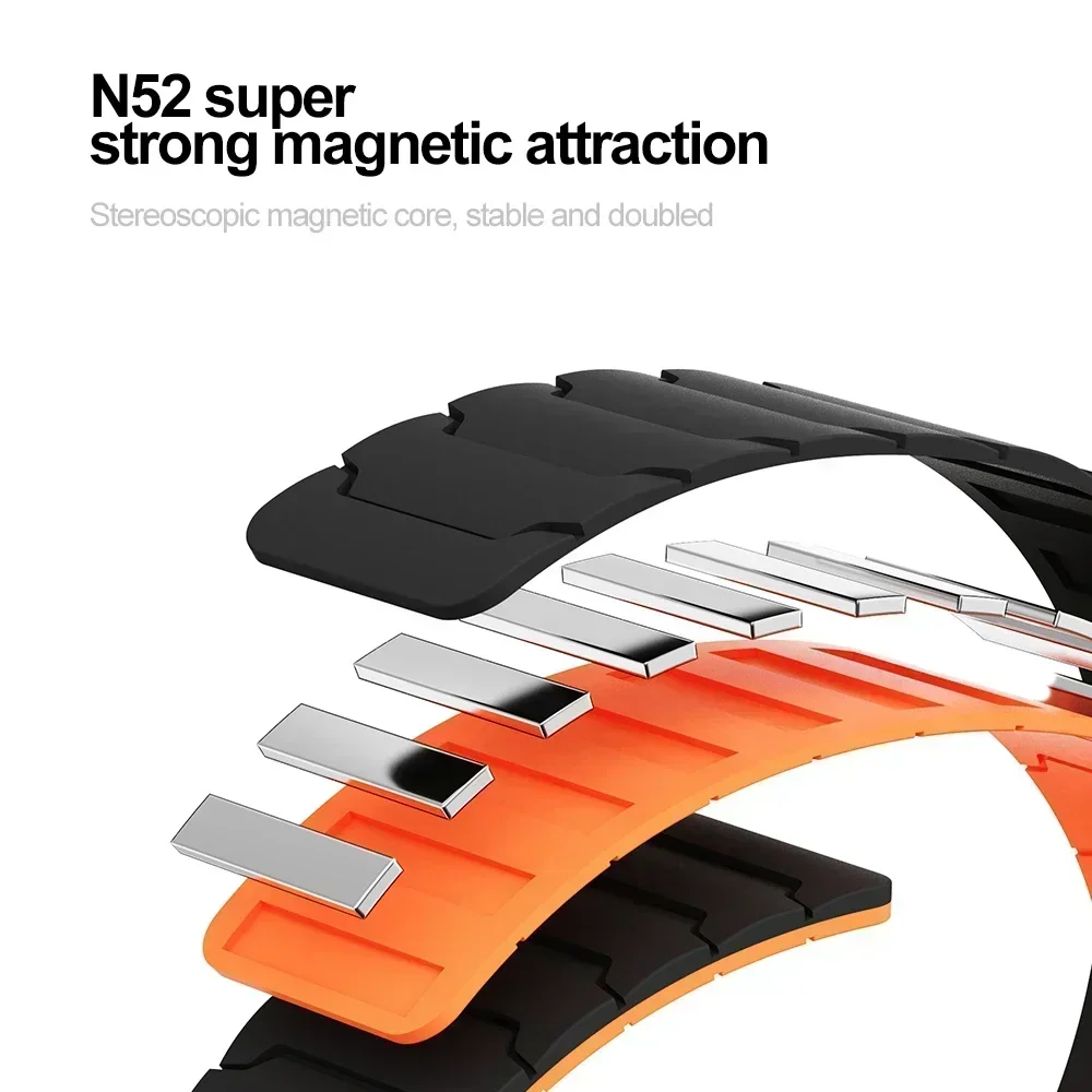 22mm Magnetisches Silikonarmba – A1 Watches & Jewelry New York Photos Bewertung und Preis
