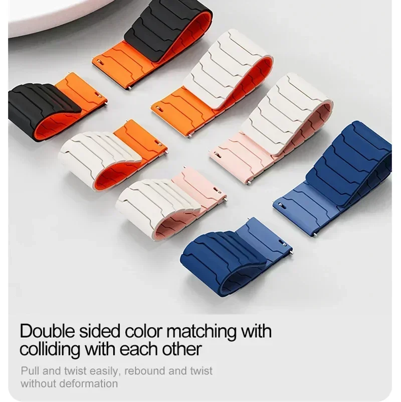 22mm Magnetisches Silikonarmba – A1 Watches & Jewelry New York Photos Bewertung und Preis